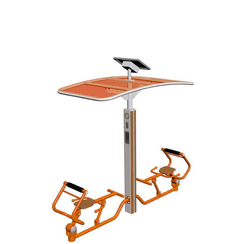 智能双位背部按摩器 - 星空电竞官网校园健身路径设备